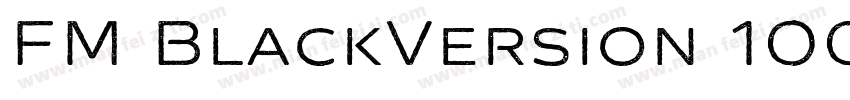 FM BlackVersion 100字体转换